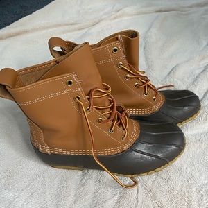 Bean Boots- Worn once! Like new -Size 6 -8”
